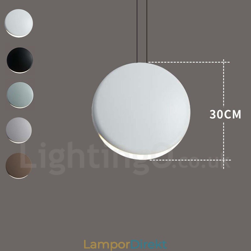 1 Light Cement Modern Contemporary Pendel Light Taklampa
