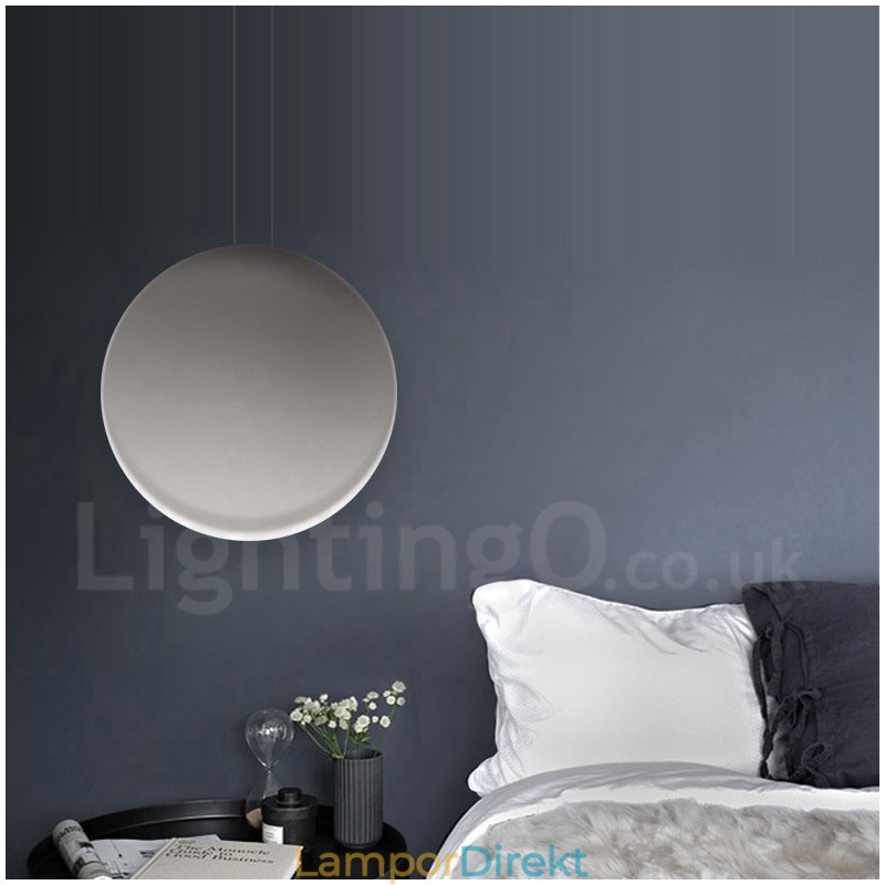 1 Light Cement Modern Contemporary Pendel Light Taklampa
