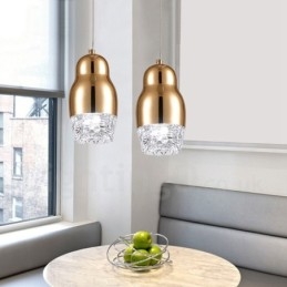 Modern Contemporary 1 Ljus Aluminiumlegering Taklampa Med Akrylskärm