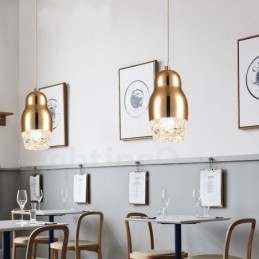 Modern Contemporary 1 Ljus Aluminiumlegering Taklampa Med Akrylskärm