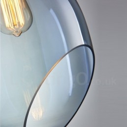 Modern Contemporary 1 Light Glas Pendellampa Med Glasskärm