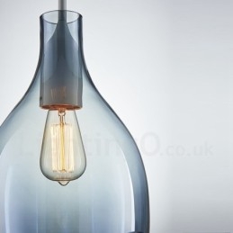 Modern Contemporary 1 Light Glas Pendellampa Med Glasskärm