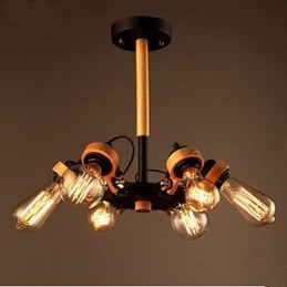 Studiolampor Och Lyktor American Retro Ceiling 6