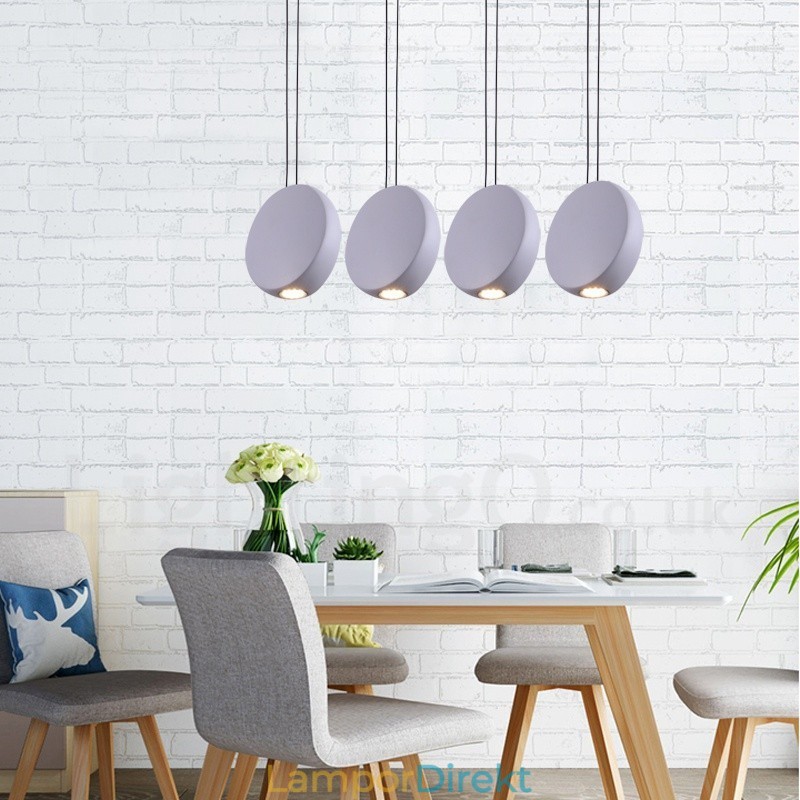 Modern Contemporary 1 Ljus Aluminiumlegering Taklampa Med Aluminiumlegering Skärm