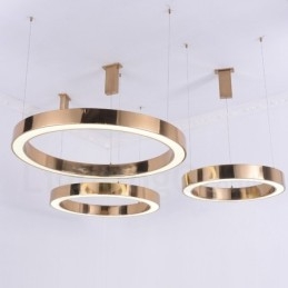 Modern Contemporary 1 Light Steel Pendellampa Med Akrylskärm