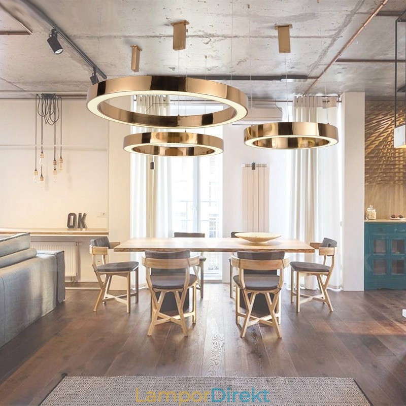 Modern Contemporary 1 Light Steel Pendellampa Med Akrylskärm