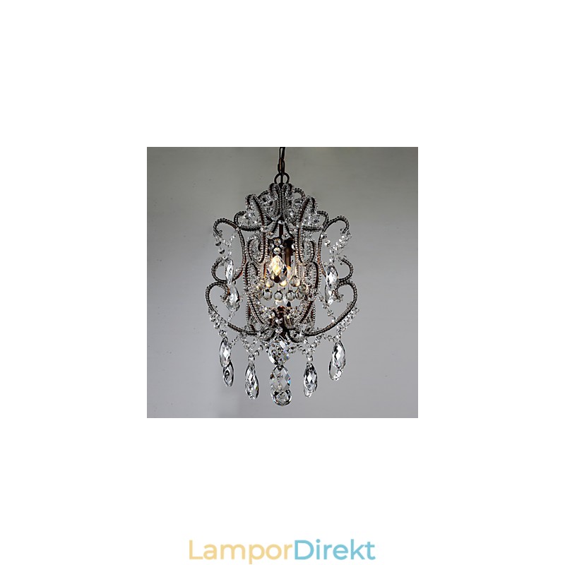 Modern Ljuskrona Design Vintage Ljuskrona Loft Kristall Ljusarmatur Luster Hängande Lampa