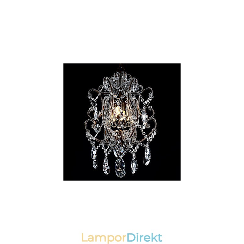 Modern Ljuskrona Design Vintage Ljuskrona Loft Kristall Ljusarmatur Luster Hängande Lampa