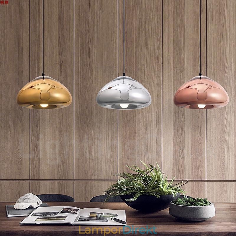 Modern Contemporary 1 Light Glas Pendellampa Med Glasskärm