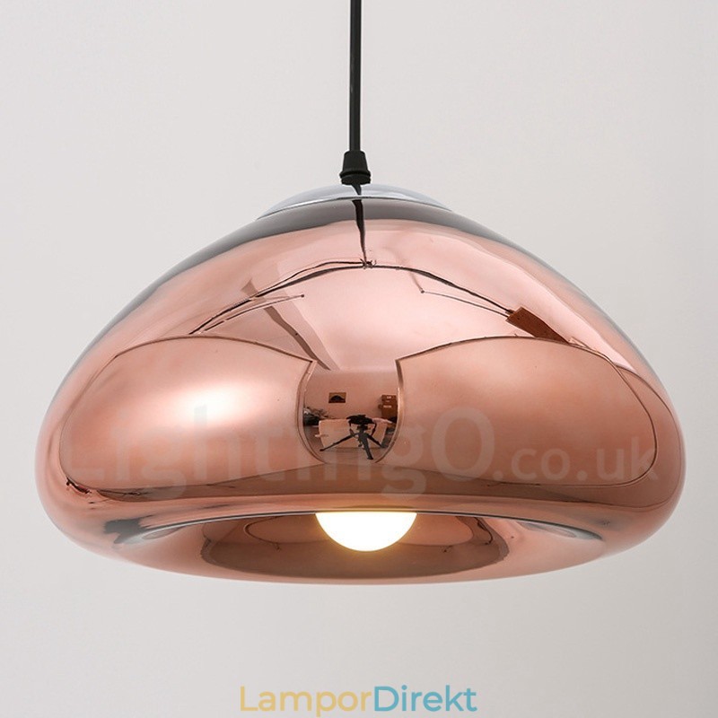 Modern Contemporary 1 Light Glas Pendellampa Med Glasskärm