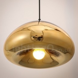 Modern Contemporary 1 Light Glas Pendellampa Med Glasskärm