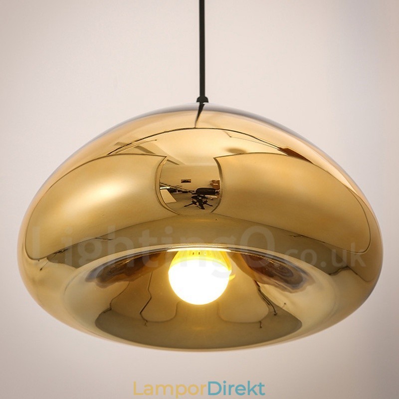 Modern Contemporary 1 Light Glas Pendellampa Med Glasskärm