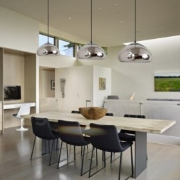 Modern Contemporary 1 Light Glas Pendellampa Med Glasskärm