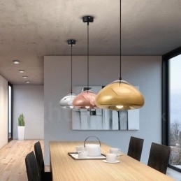 Modern Contemporary 1 Light Glas Pendellampa Med Glasskärm