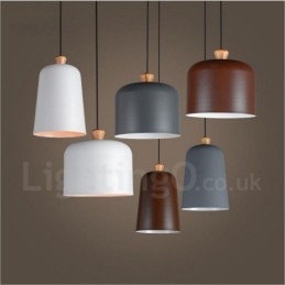 Modern Contemporary 1 Ljus Aluminiumlegering Taklampa Med Aluminiumlegering Skärm