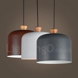 Modern Contemporary 1 Ljus Aluminiumlegering Taklampa Med Aluminiumlegering Skärm