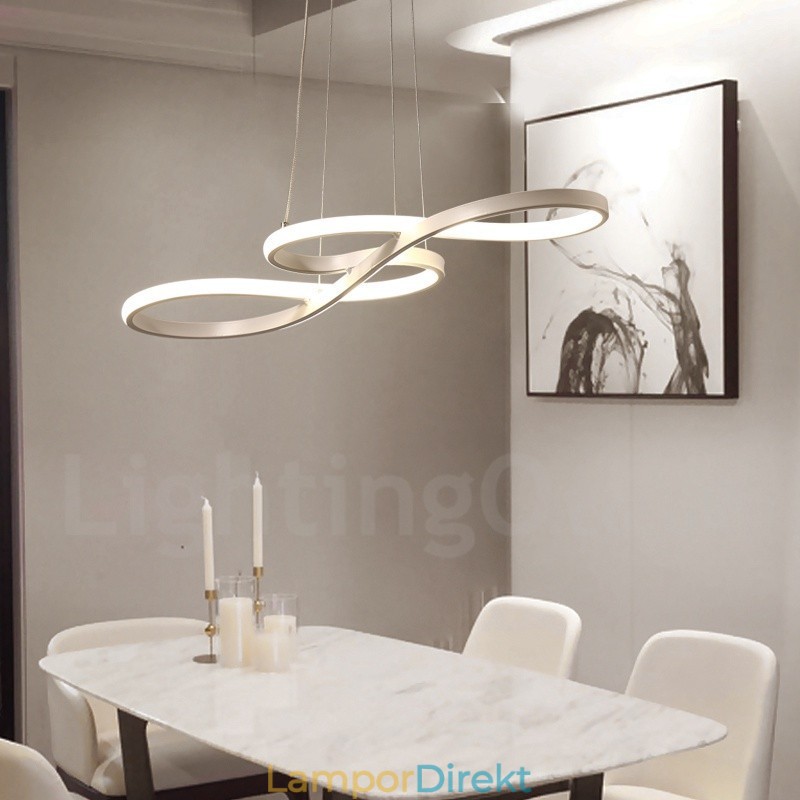 Modern Och Modern Ljus Taklampa I Aluminiumlegering Med Akrylskärm