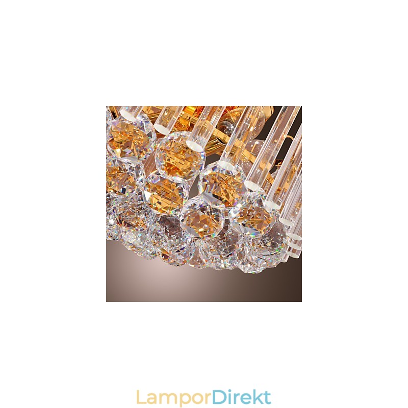 Lyxig Kristallkrona Med 7 Lampor