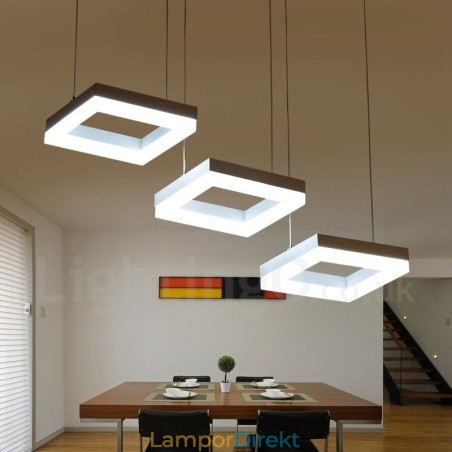 Modern Contemporary 3 Ljus Aluminiumlegering Taklampa Med Akrylskärm Modern Contemporary 3 Ljus Aluminiumlegering Taklampa Med Akrylskärm