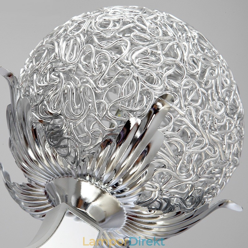 Dimbar Modern Contemporary 6 Ljus Stålkrona Med Aluminiumslegering