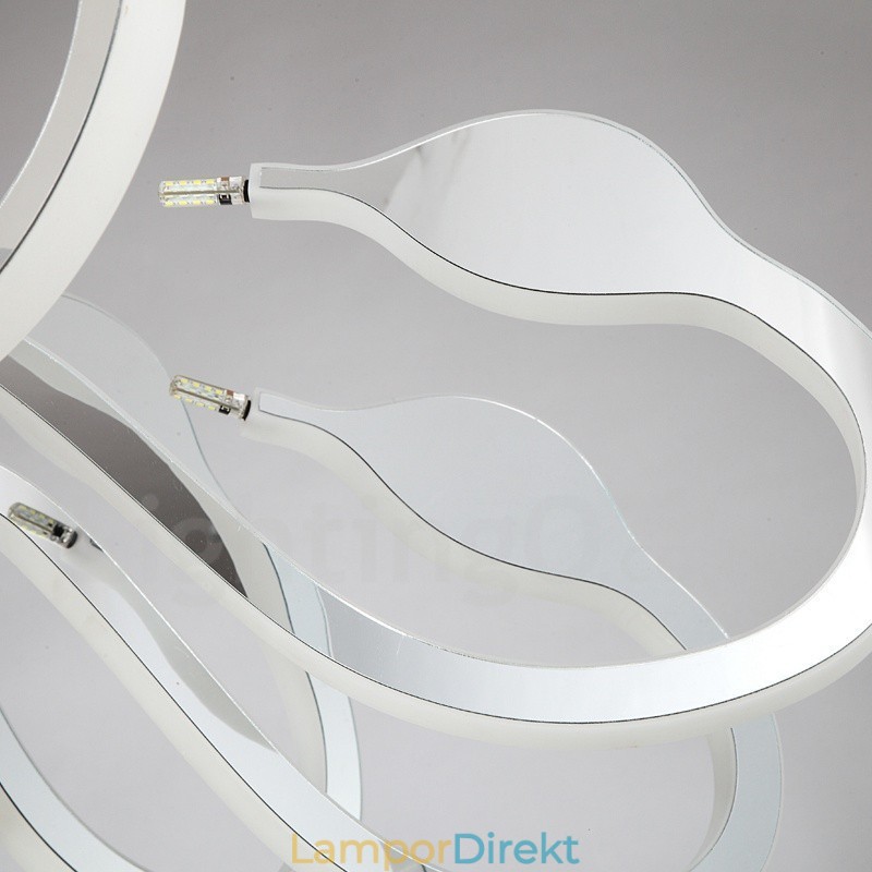 Dimbar Modern Contemporary 8 Ljus Stålkrona Med Akrylskärm