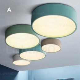 1 Ljus Nordisk Taklampa Med Akrylskärm