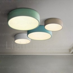 1 Ljus Nordisk Taklampa Med Akrylskärm