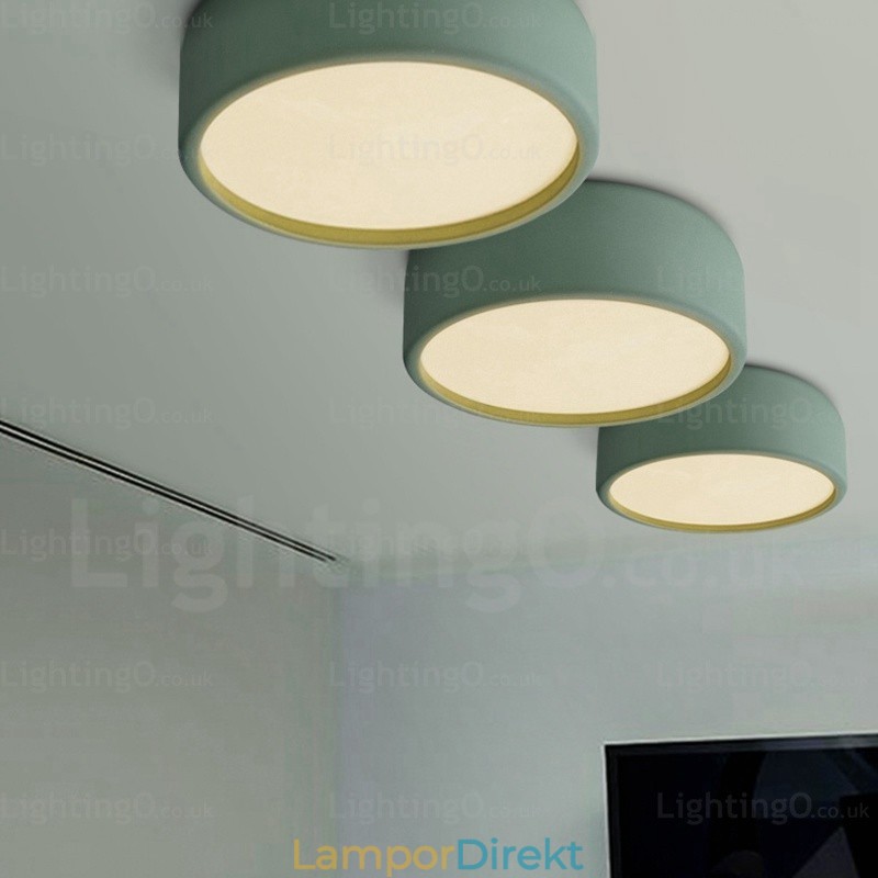 1 Ljus Nordisk Taklampa Med Akrylskärm