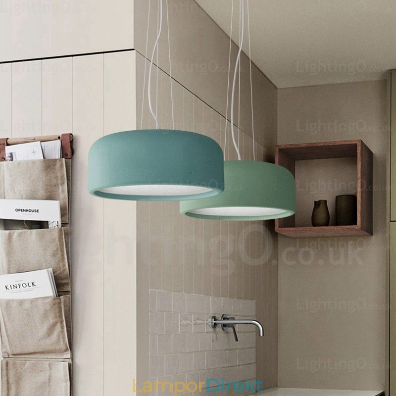1 Ljus Nordisk Taklampa Med Akrylskärm
