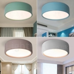1 Ljus Nordisk Taklampa Med Akrylskärm