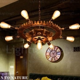 9 Ljus Vintage Retro Taklampa