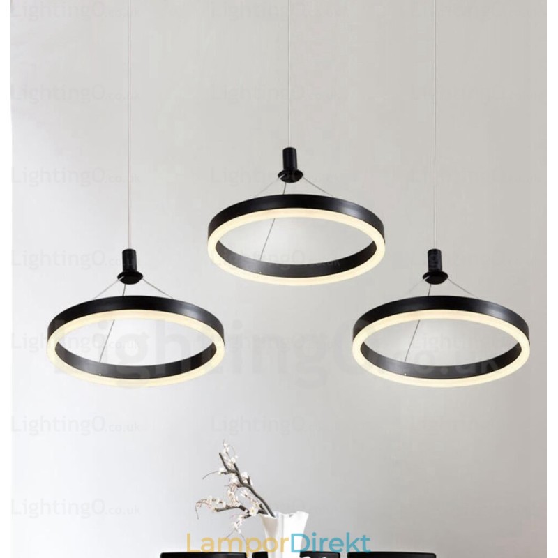 1 Ljus Modern Samtida Taklampa Med Akrylskärm