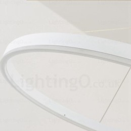 1 Ljus Modern Samtida Taklampa Med Akrylskärm