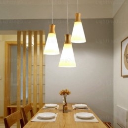 1 Ljus Modern Samtida Nordisk Taklampa Med Glasskärm