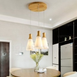 1 Ljus Modern Samtida Nordisk Taklampa Med Glasskärm