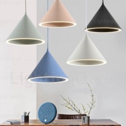 1 Ljus Modern Samtida Nordisk Taklampa Med Akrylskärm