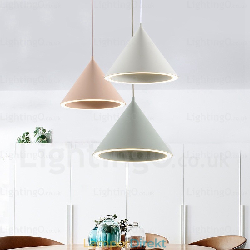 1 Ljus Modern Samtida Nordisk Taklampa Med Akrylskärm