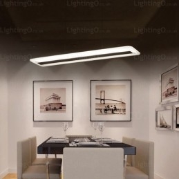 1 Ljus Modern Samtida Taklampa Med Akrylskärm