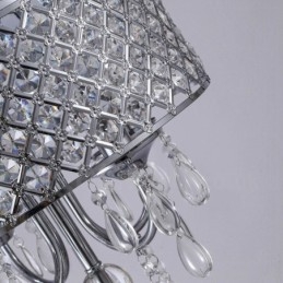 1 Ljus Modern Samtida Taklampa Med Kristallskärm