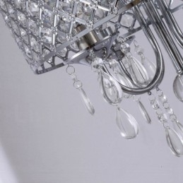 1 Ljus Modern Samtida Taklampa Med Kristallskärm