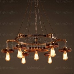 7 Ljus Vintage Retro Taklampa