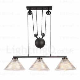 2 Ljus Modern Samtida Taklampa Med Glasskärm