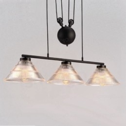 2 Ljus Modern Samtida Taklampa Med Glasskärm
