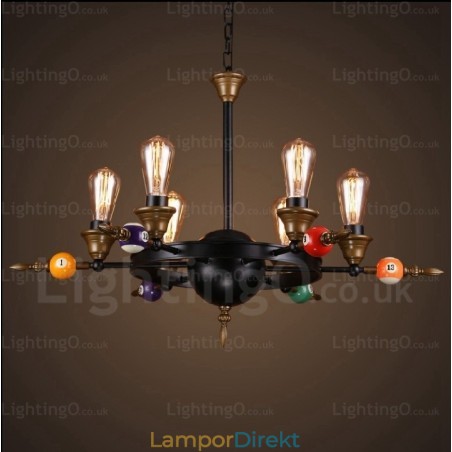 4 Light Country Rustik Vintage Retro Pendellampa 4 Light Country Rustik Vintage Retro Pendellampa