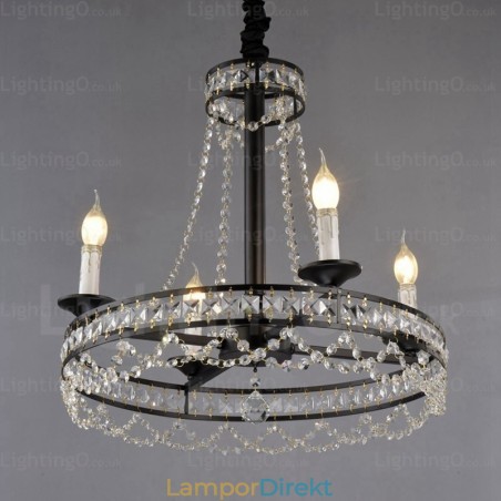4 Ljus Country Rustik Pendellampa 4 Ljus Country Rustik Pendellampa