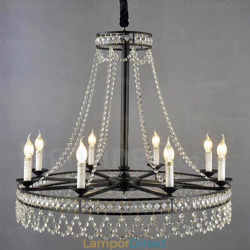 4 Ljus Country Rustik Pendellampa