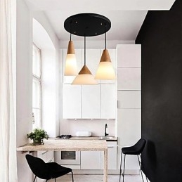 Ljuskrona Mini Style Modern Contemporary Metal 3 Light Pendel Light
