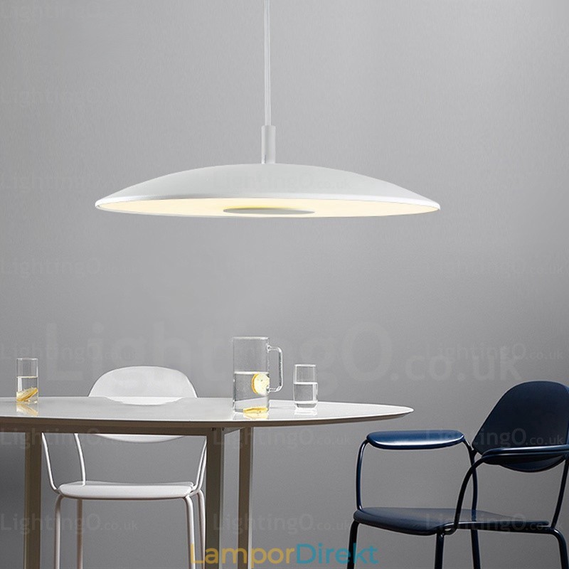 1 Ljus Modern Samtida Taklampa Med Glasskärm