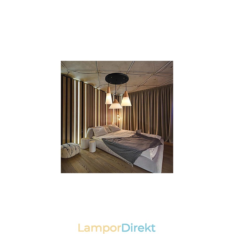 Ljuskrona Mini Style Modern Contemporary Metal 3 Light Pendel Light