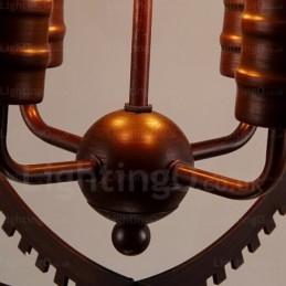 4 Ljus Vintage Retro Taklampa